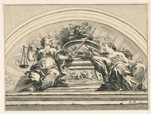Pediment av Unknown artist
