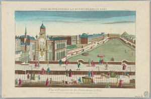 Peep-show, View and Perspective of the Samaritaine of Paris, nr. 62 av Unknown artist