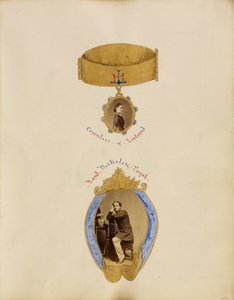 [Fotokollasje med portretter av grevinnen av Listowel og Lord Berkeley Paget] av Unknown artist