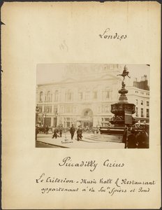 [Piccadilly Circus og Criterion Theatre] av Unknown artist