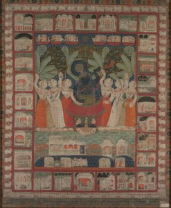 Pichwai fra Shri Nathji av Unknown artist