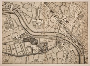 Plan over Richmond, Syon og Kew av Unknown artist