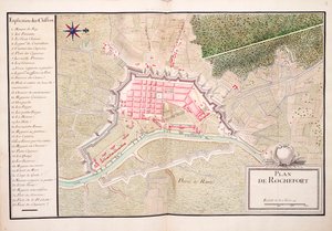Plan for Rochefort av Unknown artist