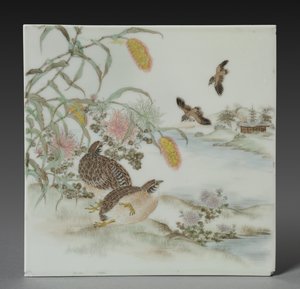 Plaque with Quail   1305616   no       norwegian Successfully Translated  Original: Study for Mural for Appellate Court Building, New York, Statute Law, Helmet for Figure of Force, Translat: Study for Mural for Appellate Court Building, New York, Statute L av Unknown artist