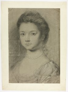 Portrettbyste av ung kvinne av Unknown artist