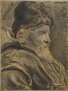 Portrettbyste av en gammel mann av Unknown artist