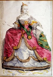 Portrett i føtter av Katarina II av Russland av Unknown artist