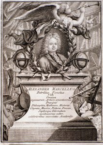 Portrett av Alessandro Marcello (gravering) av Unknown artist