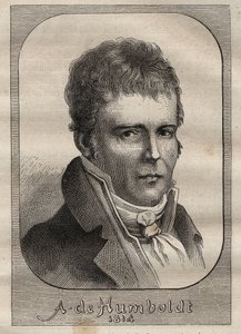 Portrett av Alexander von Humboldt (1769-1859) - illustrasjon hentet fra "The Great Mariners of the 18th century"" av Unknown artist