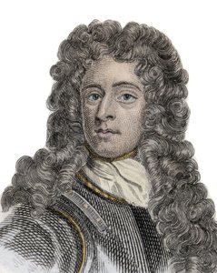 Portrett av Arthur Herbert (1647-1716), jarl av Torrington, admiral og engelsk politiker. Gravering av 1800-tallet. av Unknown artist