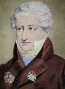 Portrett av baron Georges Cuvier (1769-1832), fransk naturforsker. av Unknown artist