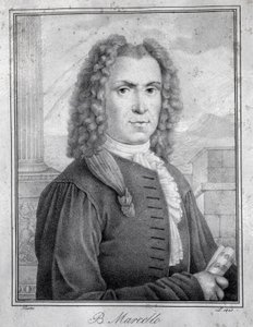 Portrett av Benedetto Marcello (gravering) av Unknown artist