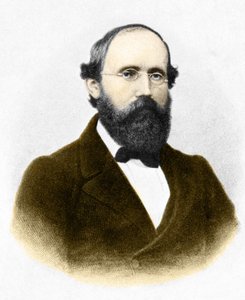 Portrett av Bernhard Riemann (1826-1866.) tysk matematiker av Unknown artist