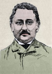 Portrett av Cecil John Rhodes (1853-1902) britisk forretningsmann og kolonialadministrator. av Unknown artist