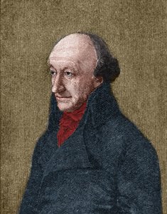 Portrett av Christoph Martin Wieland (1733-1813) tysk poet, oversetter og redaktør. av Unknown artist