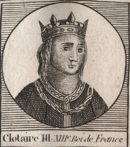 Portrett av Clothaire III av Unknown artist