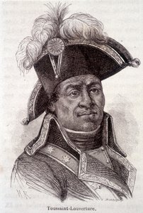 Portrett av Francois Dominique Toussaint kjent som "" Toussaint-Louverture" (Toussaint Louverture av Unknown artist