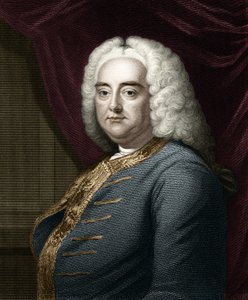 Portrett av George Frederick Handel (Georg Friedrich Handel av Unknown artist