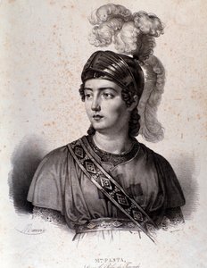Portrett av Giuditta Pasta i Tancredi, verk av Gioacchino Rossini av Unknown artist