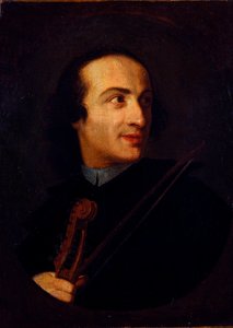 Portrett av Giuseppe Tartini (1692 - 1770), italiensk fiolinist og komponist Anonym maleri. Milano fra 1700-tallet, museo del castello av Unknown artist