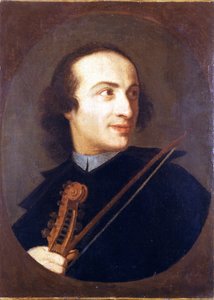 Portrett av Giuseppe Tartini (1692 - 1770), italiensk fiolinist og komponist. Slottsmuseet. Milan av Unknown artist
