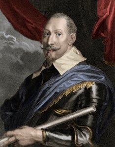 Portrett av Gustave Adolphe II (Gustave Adolphe) (1594-1632), konge av Sverige - Gustavus Adolphe II 1594-1632, konge av Sverige 1611-1632 - gravering - 1800-tallet av Unknown artist