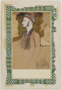 Portrett av Ibrahim Adil Shah II, av Bijapur (d.1626) (?) av Unknown artist