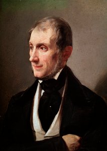 Portrett av den italienske romanforfatteren og poeten Tommaso Grossi (1790-1853) Anonymt maleri. 1800-tallets Milano, Museo di Milano - Portrett av den italienske poeten og romanen Tommaso Grossi 1790-1853. Anonymt maleri av Unknown artist