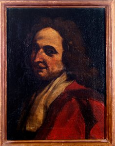 Portrett av den italienske sangeren Stefano Landi (1587-1639) Anonymt maleri. 18. århundre. Bologna, Civic museum Bibliografisk museum av Unknown artist