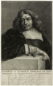 Portrett av Jacob van Campen av Unknown artist