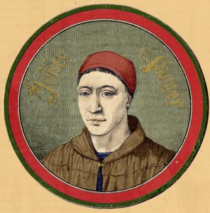 Portrett av Jean Fouquet (fransk maler fra tidlig renessanse, ca.1420-1477). av Unknown artist