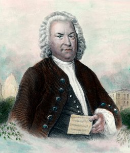 Portrett av Jean Sebastien Bach (Johann Sebastian Bach av Unknown artist