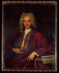 Portrett av Johann Joseph Fux, østerriksk komponist, musikkteoretiker og pedagog (maleri av Unknown artist