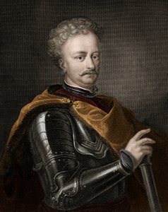 Portrett av John III Sobieski (1629-1696) Konge av Polen - John Sobieski III av Unknown artist