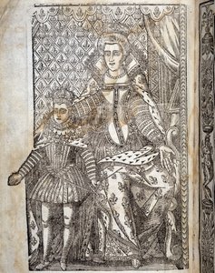 Portrett av Louis XIII barn og Marie de Medici. av Unknown artist