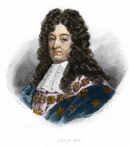 Portrait of Louis XIV (1638 - 1715), King of France. av Unknown artist