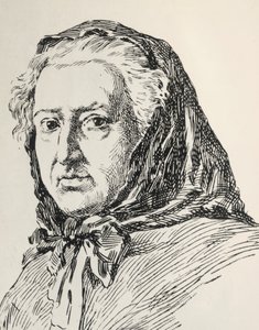 Portrett av Louise Ackermann av Unknown artist