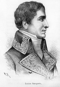 Portrait of Lucien Bonaparte (1775-1840), second brother of Napoleon Bonaparte. av Unknown artist