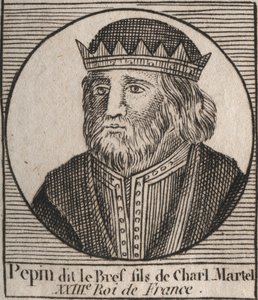 Portrett av Pepin III dit Pepin le Brief av Unknown artist