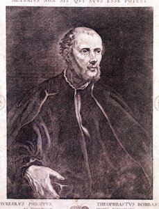 Portrett av Philipp Aureolus Theophrastus Bombast von Hohenheim Paracelsus av Unknown artist