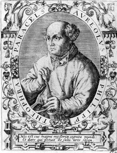 Portrett av Philipp Aureolus Theophrastus Bombast von Hohenheim Paracelsus av Unknown artist