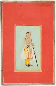 Portrett av Prince Sur Singh Rathor av Bikaner (1594–1631) av Unknown artist
