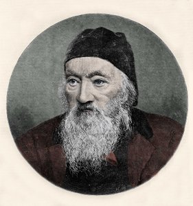 Portrett av Richard Owen (1810-1890), engelsk naturforsker. av Unknown artist