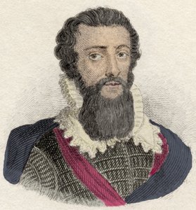 Porträt von Robert Devereux, Graf von Essex (1566-1601) englischer General, Favorit von Elisabeth I. Gravur des 19. Jahrhunderts von Unknown artist