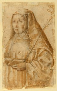 Portrett av Saint Catherine av Siena av Unknown artist