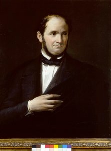 Portrett av Saverio Mercadante (1795-1870), italiensk komponist, anonymt maleri. La Scala teatermuseum, Milano av Unknown artist
