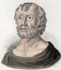 Portrett av Lucius Annaeus Seneca (4 f.Kr.-65 e.Kr. JC), filosof ved den stoiske skolen, dramatiker og romersk statsmann. av Unknown artist