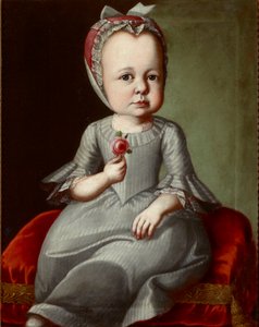 Portrett av Sophia Elizabeth von Brukenthal (1749-1753) av Unknown artist
