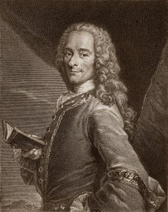Portrett av Voltaire (1694 - 1778). av Unknown artist