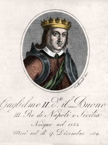 Portrett av William II den gode (William den gode av Unknown artist